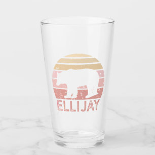 Ellijay Georgia Retro Bär Glas