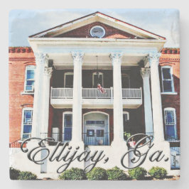 Ellijay, Gilmer Landkreis Courthouse, Georgia Unte Steinuntersetzer