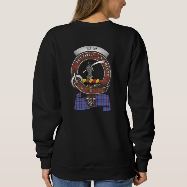Elliot Clan Abzeichen Women's Sweatshirt (Rückseite)