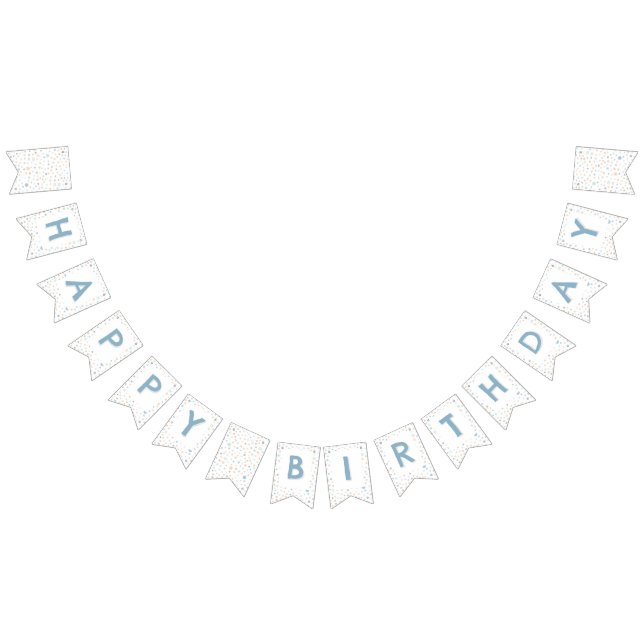 Elliot Confetti Wasserfarbe Dots Jagdflagge Wimpelkette (Alle)