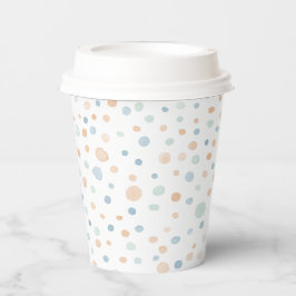 Elliot Confetti Watercolor Dots Paper Cup Pappbecher