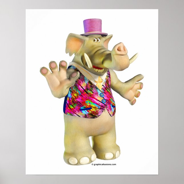 Elliot der Elefant Poster (Vorne)