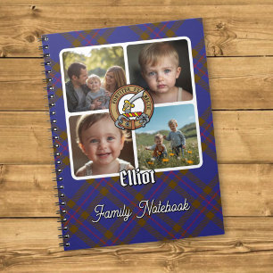 Elliot-Familien-Fotocollage Notizblock