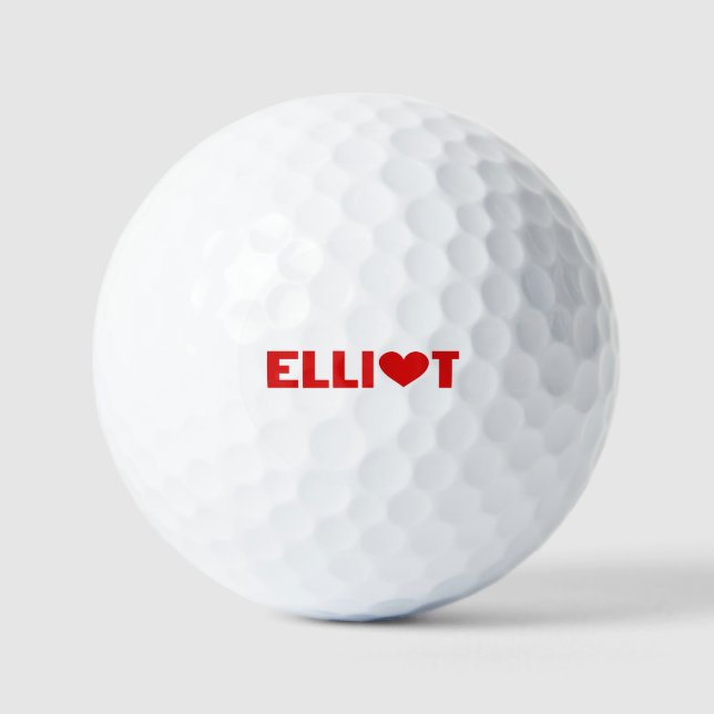 Elliot-Liebe Golfball (Vorderseite)