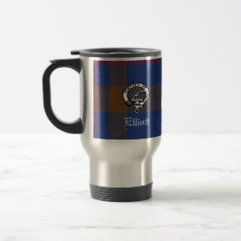 ELLIOTT-CLANtartan-THERMISCHE REISE-TASSE Reisebecher