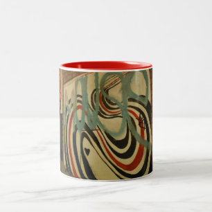Elliott-Smith-Denkmal-Wand Zweifarbige Tasse