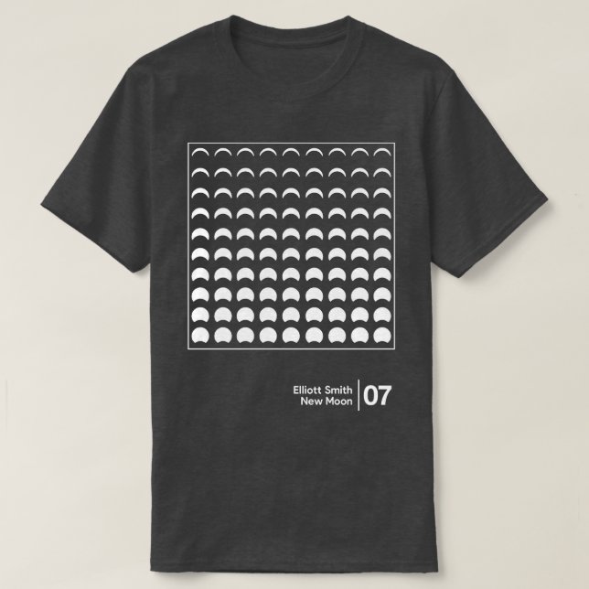 Elliott Smith Minimal Style Grafikdesign T-Shirt (Design vorne)