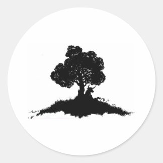 Elliott Smith Tattoo Runder Aufkleber