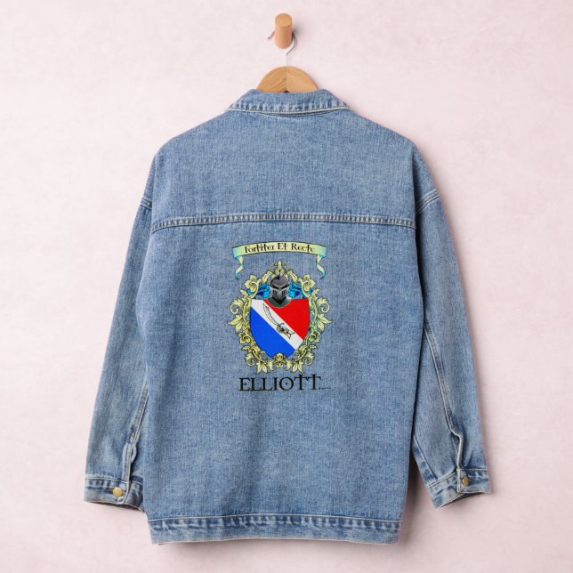 Elliott Wappen Denim Coat for Women Jeansjacke (Hangar)