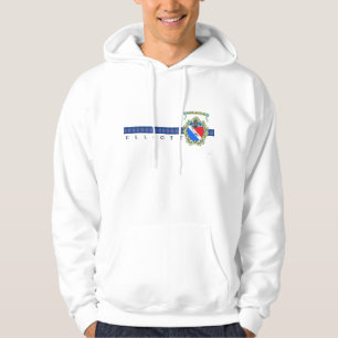 Elliott Wappen und Tartan Hoodie