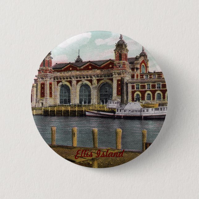 Ellis Island Button (Vorderseite)