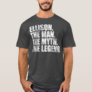 Ellison Ellison Familienname Ellison Nachname Elli T-Shirt