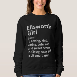 Ellsworth Girl Wi Wisconsin Funny City Zuhause Roo Sweatshirt