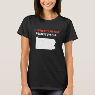 Ellwood City borough Pennsylvania USA Staat Americ T-Shirt