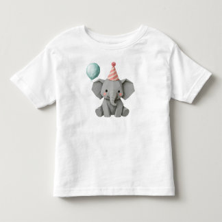 Elly-Elefanten-Custom-Tierparty-Illustration Kleinkind T-shirt