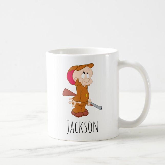 ELMER FUDD™ | Ängstliche Pose Kaffeetasse (Rechts)