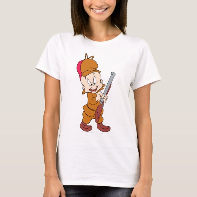 ELMER FUDD™ bereit für die Jagd T-Shirt (Vorderseite)