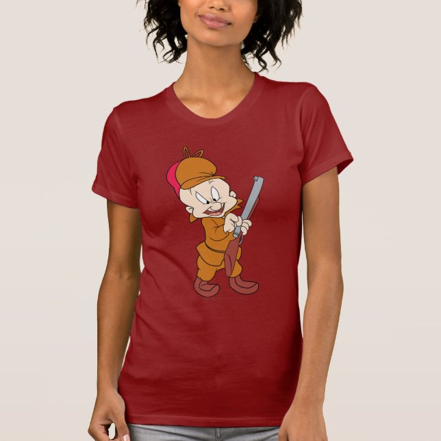 ELMER FUDD™ bereit zur Jagd T-Shirt (Vorderseite)
