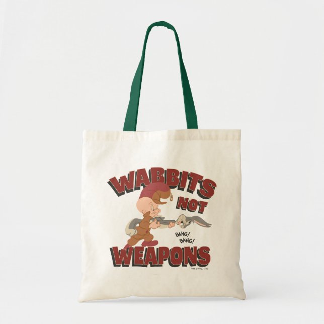ELMER FUDD™ & BUGS BUNNY™ "Wabbits Not Waffen" Tragetasche (Vorne)