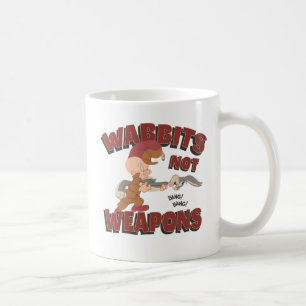 ELMER FUDD™ & BUGS BUNNY™ "Wabbits Not Weapons" Kaffeetasse