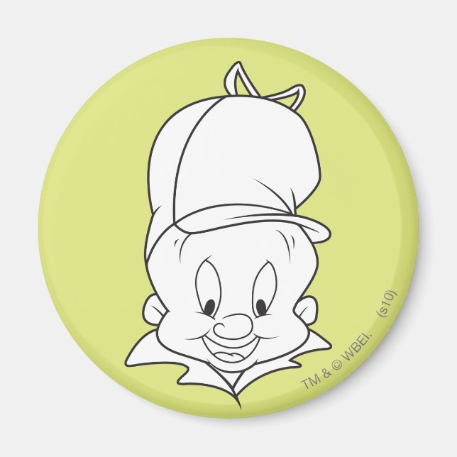 ELMER FUDD™ Kopfschuh Magnet (Vorne)