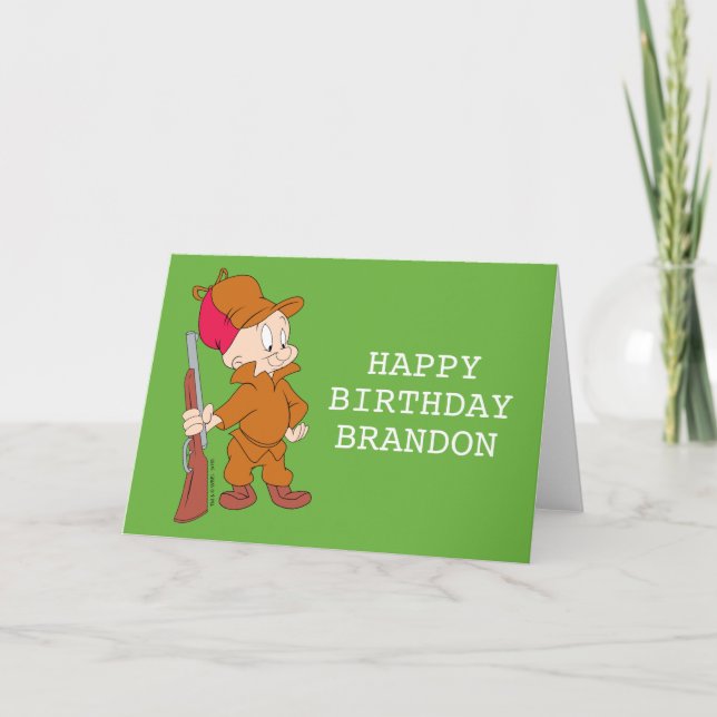 ELMER FUDD™ | Mit Gun Karte (Vorderseite)