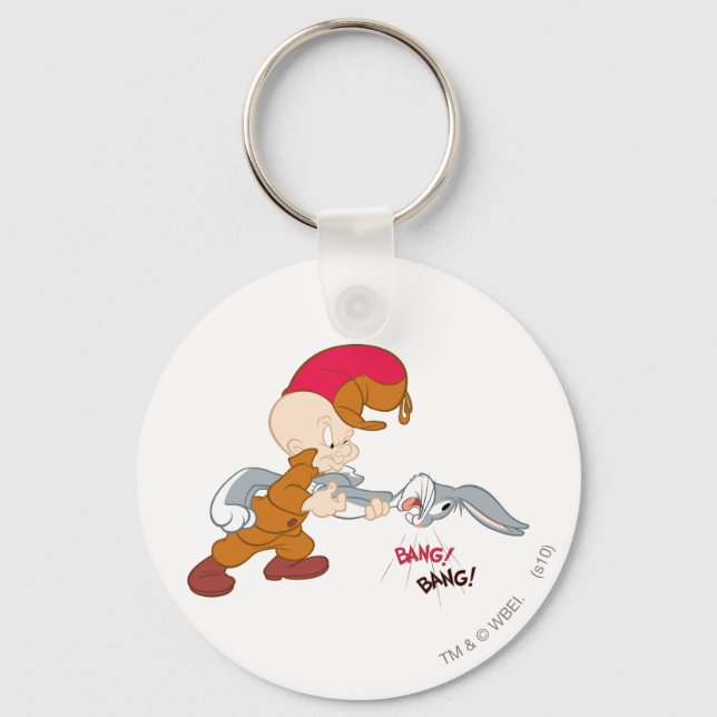 ELMER FUDD™ und BUGS BUNNY™ Schlüsselanhänger (Vorderseite)