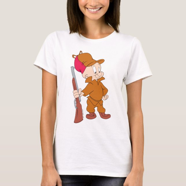 ELMER FUTTERMITTEL™| mit Gun T-Shirt (Vorderseite)