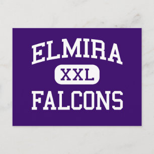 Elmira - Falcons - High School - Elmira Oregon Postkarte