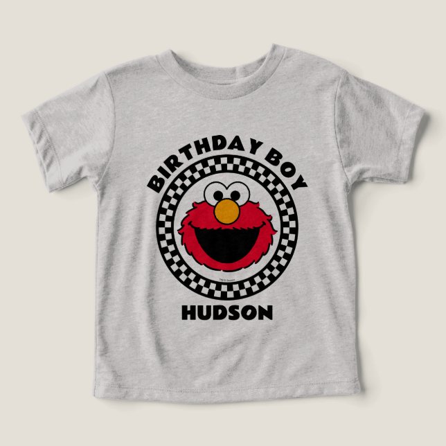 Elmo à pois pour son anniversaire de Sesame Street (Design Recto)