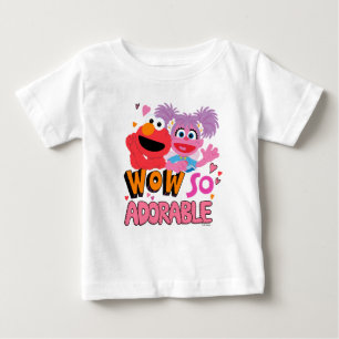 Elmo & Abby   Wow so süß Baby T-shirt