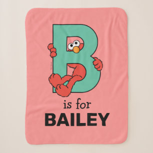 Elmo Alphabet   B AQUAMARIN Sherpadecke