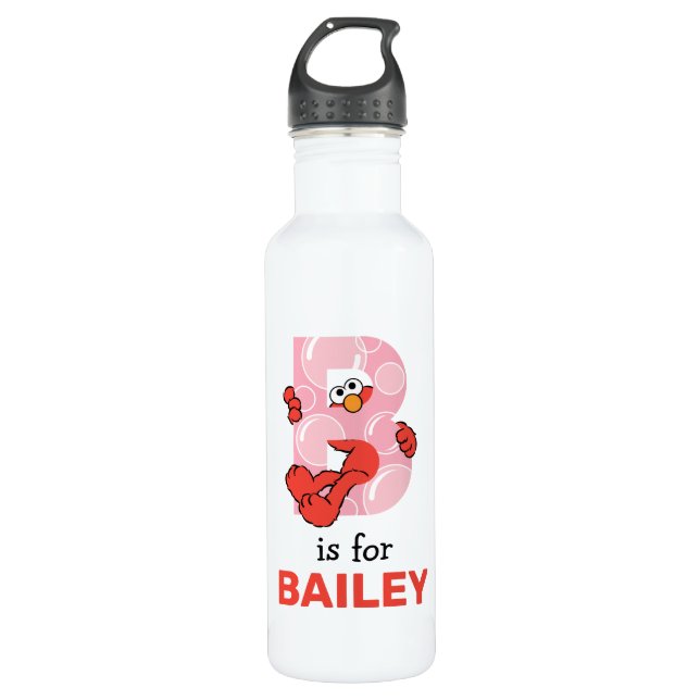 Elmo Alphabet | B Blasen Edelstahlflasche (Vorderseite)