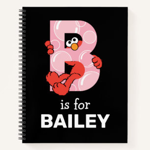 Elmo Alphabet B Blasen Notizbuch