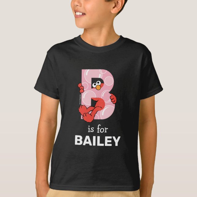 Elmo Alphabet | B Blasen T-Shirt (Vorderseite)