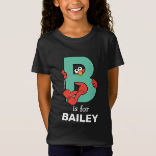 Elmo Alphabet B Türkis T-Shirt