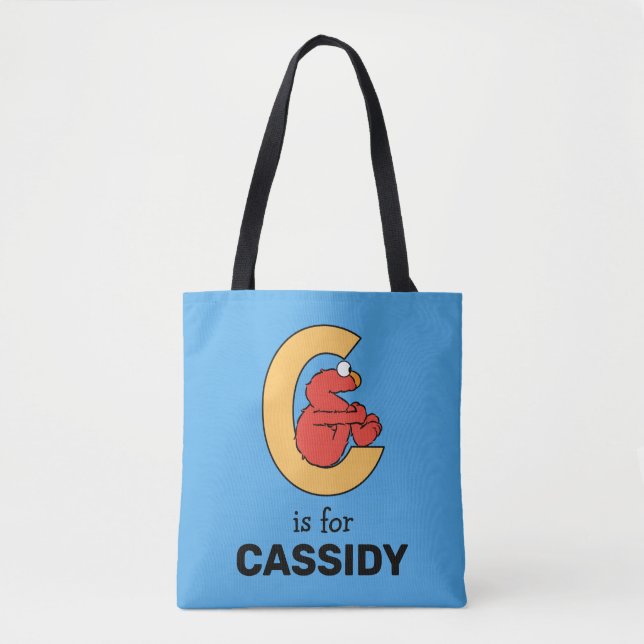 Elmo Alphabet | C Orange Tasche (Vorderseite)