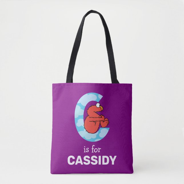 Elmo Alphabet | C Wolken Tasche (Vorderseite)