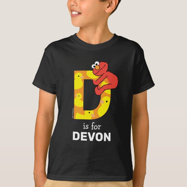 Elmo Alphabet | D Duck T-Shirt (Vorderseite)