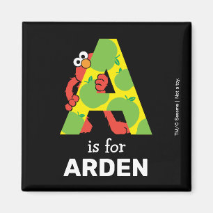 Elmo Alphabet   Ein Apfel Magnet