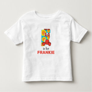 Elmo Alphabet   F BLUME Kleinkind T-shirt