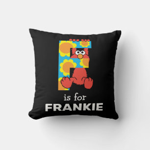 Elmo Alphabet   F Blumen Kissen