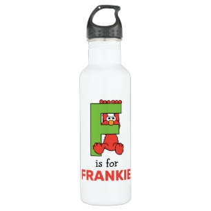 Elmo Alphabet   F Green Edelstahlflasche
