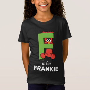 Elmo Alphabet F Green T-Shirt