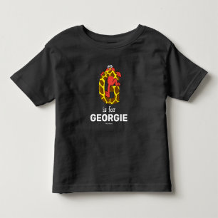 Elmo Alphabet   G Giraffe Kleinkind T-shirt