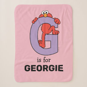 Elmo Alphabet   G LILA Sherpadecke