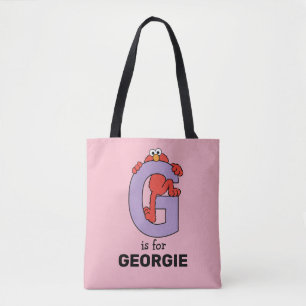 Elmo Alphabet   G Lila Tasche