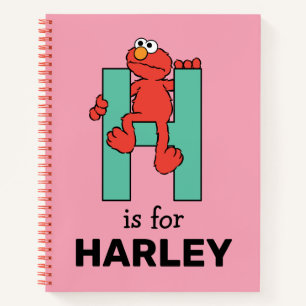 Elmo Alphabet H Green Notizbuch