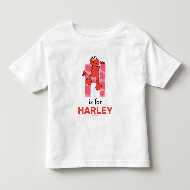 Elmo Alphabet | H Herz Kleinkind T-shirt (Vorderseite)