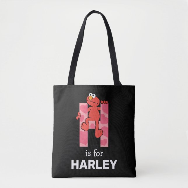 Elmo Alphabet | H Herz Tasche (Vorderseite)